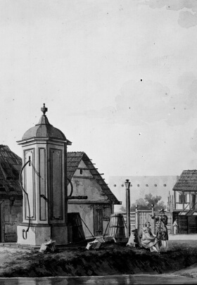 Ulica Marszałkowska z końca XVIII wieku.